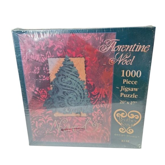 Florentine Noel 1000 Piece Jigsaw Puzzle Christmas Tree Vintage Sealed HL2P - Picture 4 of 4